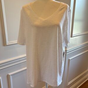 NWT! Chico's White Ultimate Short Sleeve Tee